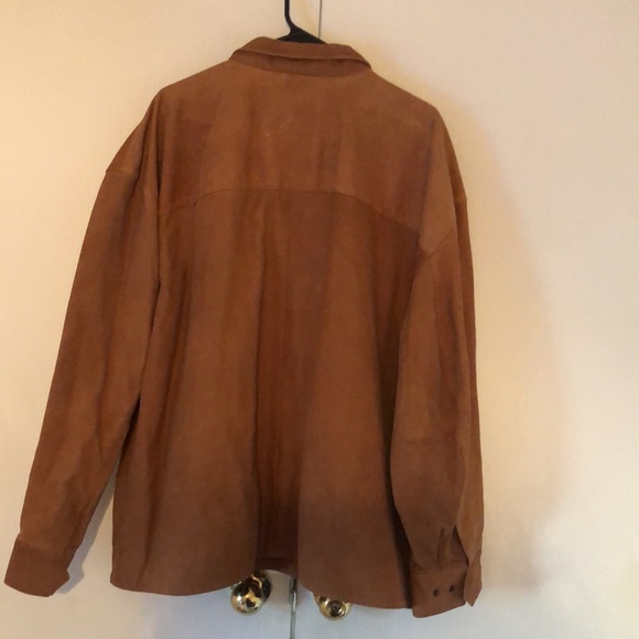 Men’s fall brown VTG Bobby Jones Y2k collection golf leather jacket - Picture 10 of 17